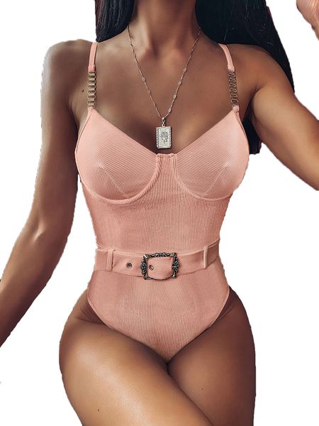 2021 new one piece swimsuit women solid push up bikinis bathing suit summer beachwear female metal patchwork swimwearby a
2021 new one piece swimsuit women solid push up bikinis bathing suit summer beachwear female metal patchwork swimwearby a