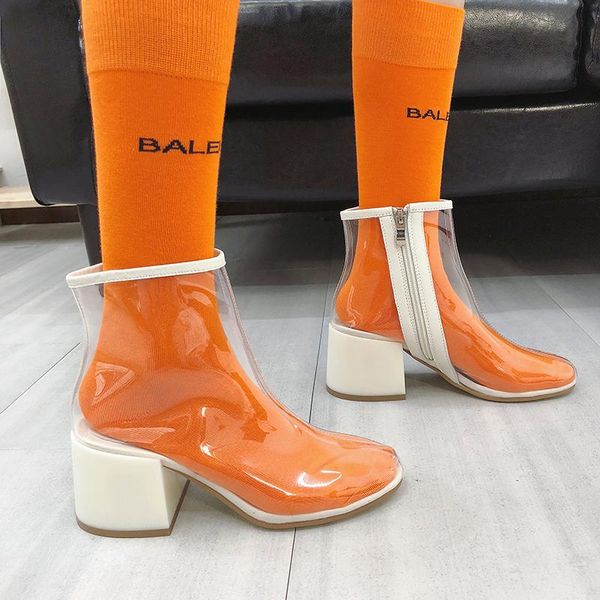 boots nice women ankle rain autumn fashion transparent shoes woman high heels female western style comfortable boot, Black
boots nice women ankle rain autumn fashion transparent shoes woman high heels female western style comfortable boot, Black