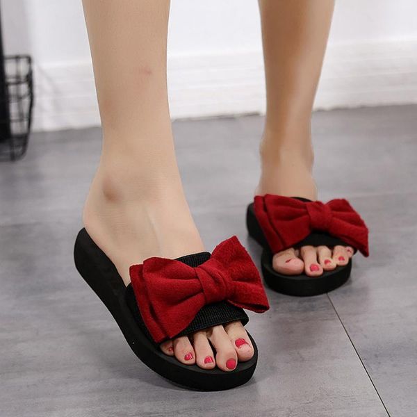 slippers butterfly-knot women's summer flip flops bohemian style non-slip flat beach slipper for woman zapatos de mujer slaps women, Black
slippers butterfly-knot women's summer flip flops bohemian style non-slip flat beach slipper for woman zapatos de mujer slaps women, Black
