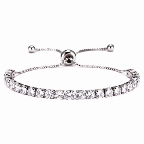 charm bracelets 4mm zirconia cz stone bracelet women tennis female 1 row rhinestones chain bling crystal adjustable jewelry, Golden;silver
charm bracelets 4mm zirconia cz stone bracelet women tennis female 1 row rhinestones chain bling crystal adjustable jewelry, Golden;silver