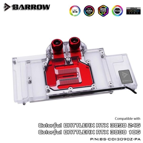 barrow 3090 3080 gpu water block for colorful battleax 3090/3080, full cover 5v argb cooler, bs-coi3090z-pa fans & coolings
barrow 3090 3080 gpu water block for colorful battleax 3090/3080, full cover 5v argb cooler, bs-coi3090z-pa fans & coolings