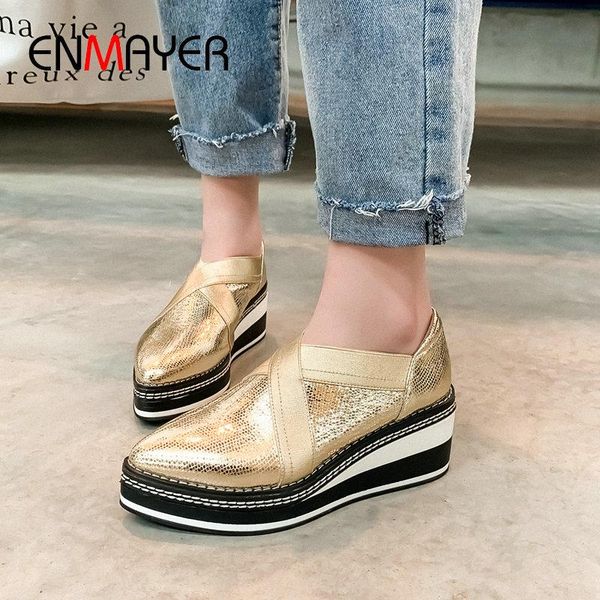 dress shoes enmayer 2021 round toe women fashion genuine leather casual slip-on ladies wedges heels sheepskin pumps 34-39, Black
dress shoes enmayer 2021 round toe women fashion genuine leather casual slip-on ladies wedges heels sheepskin pumps 34-39, Black