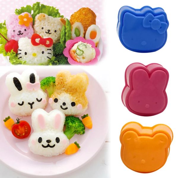 Sushi Mold Maker Sushi Making Kit Cartoon Bear Rabbit Onigiri Rice Ball Mold Kids Packed Lunch Kitchen Tools Accessories
Sushi Mold Maker Sushi Making Kit Cartoon Bear Rabbit Onigiri Rice Ball Mold Kids Packed Lunch Kitchen Tools Accessories