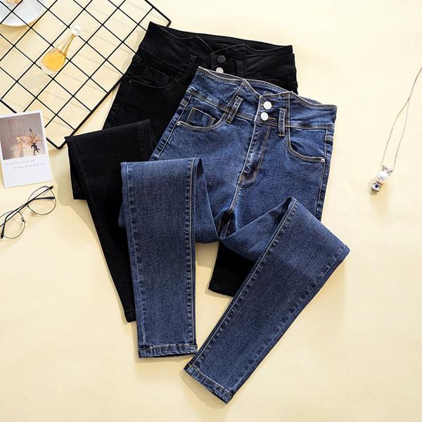 women's jeans stretch high waist skinny denim pants plus size female vintage washed pencil mom cowboy trouser, Blue
women's jeans stretch high waist skinny denim pants plus size female vintage washed pencil mom cowboy trouser, Blue
