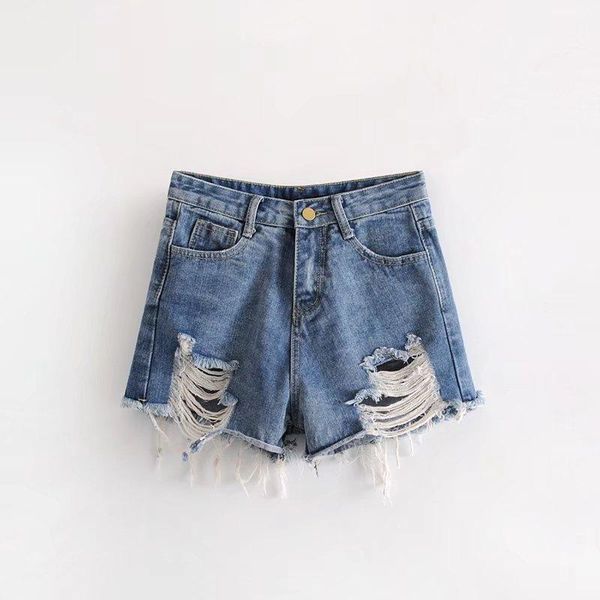 hole patchwork summer jeans shorts women vintage high waist denim tassel short women's, Blue
hole patchwork summer jeans shorts women vintage high waist denim tassel short women's, Blue