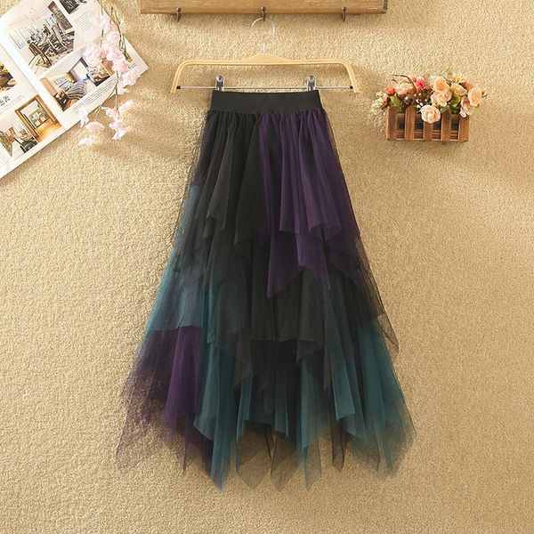 skirts spring woman high waist irregular mesh women a-line tutu patchwork mujer faldas femme jupes streetwear 24ba, Black
skirts spring woman high waist irregular mesh women a-line tutu patchwork mujer faldas femme jupes streetwear 24ba, Black