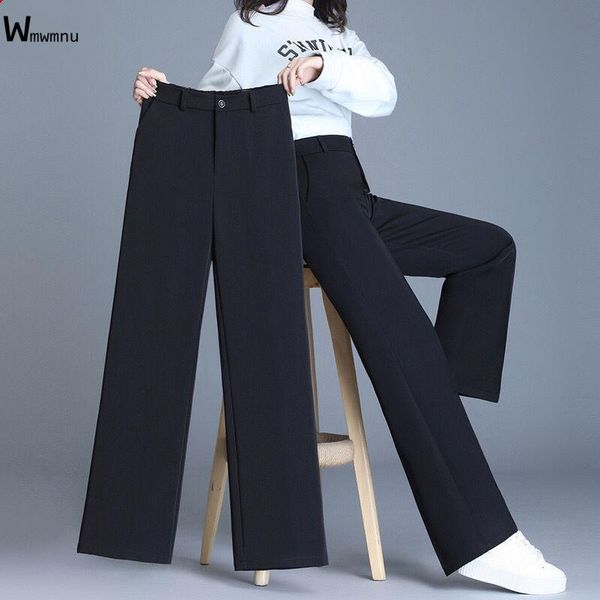 women's pants & capris casual formal office loose trousers lady classic black solid high waist straight leg pant women fashion work ol, Black;white
women's pants & capris casual formal office loose trousers lady classic black solid high waist straight leg pant women fashion work ol, Black;white