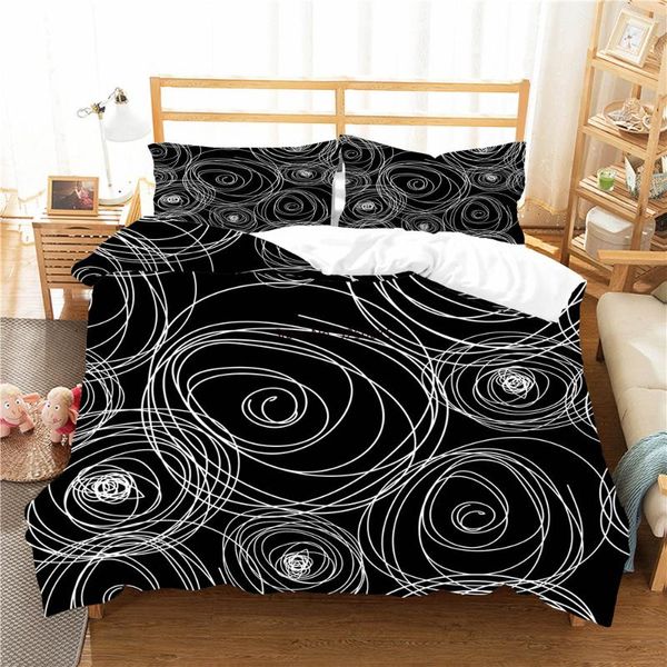 bedding sets 2-3 pcs geometric bed cover white line circles printed black light luxury boys room decor quilt with pillowcase
bedding sets 2-3 pcs geometric bed cover white line circles printed black light luxury boys room decor quilt with pillowcase
