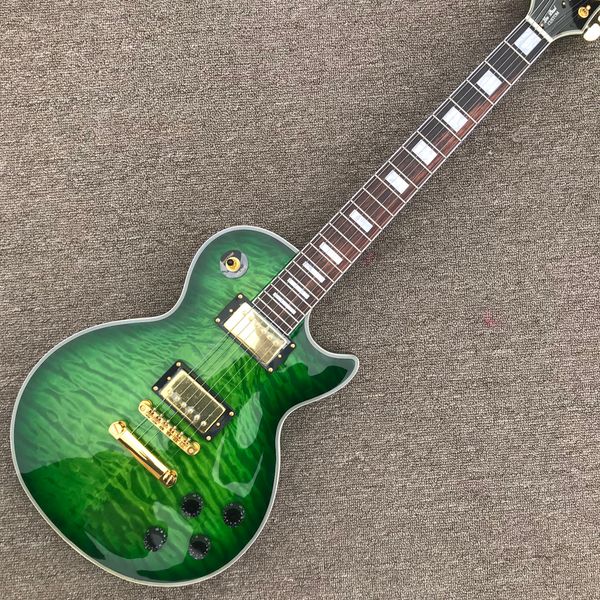rosewood fingerboard electric guitar, gold hardware, flame maple solid mahogany body electric guitar
rosewood fingerboard electric guitar, gold hardware, flame maple solid mahogany body electric guitar