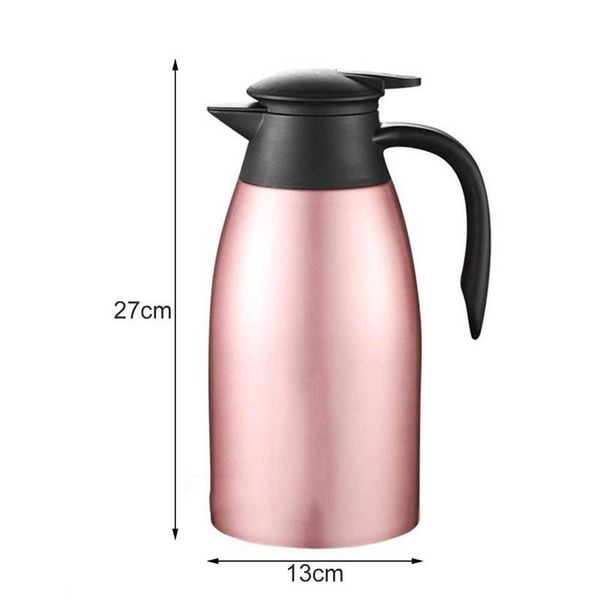 water bottles stainless steel thermal bottle coffee tea carafe 2l double wall insulated vacuum flasks and cold jug pot
water bottles stainless steel thermal bottle coffee tea carafe 2l double wall insulated vacuum flasks and cold jug pot