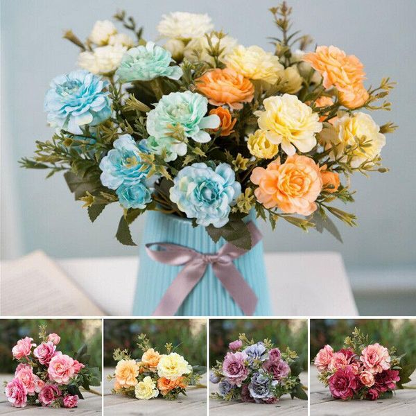 decorative flowers & wreaths 1 bouquet fake artificial silk peony pink bridal wedding home decor
decorative flowers & wreaths 1 bouquet fake artificial silk peony pink bridal wedding home decor