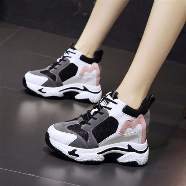 Women Chunky Sneakers Winter Platform Sneakers New Ladies Brand Wedges Casual Shoes For Woman Leather Sports Dad Shoes 11CM, Green
Women Chunky Sneakers Winter Platform Sneakers New Ladies Brand Wedges Casual Shoes For Woman Leather Sports Dad Shoes 11CM, Green