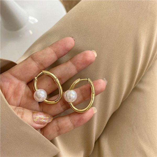 hoop & huggie minar fashion irregular geometric earrings for women elegant simulated pearl hollow circle hanging earring wedding jewelry, Golden;silver
hoop & huggie minar fashion irregular geometric earrings for women elegant simulated pearl hollow circle hanging earring wedding jewelry, Golden;silver