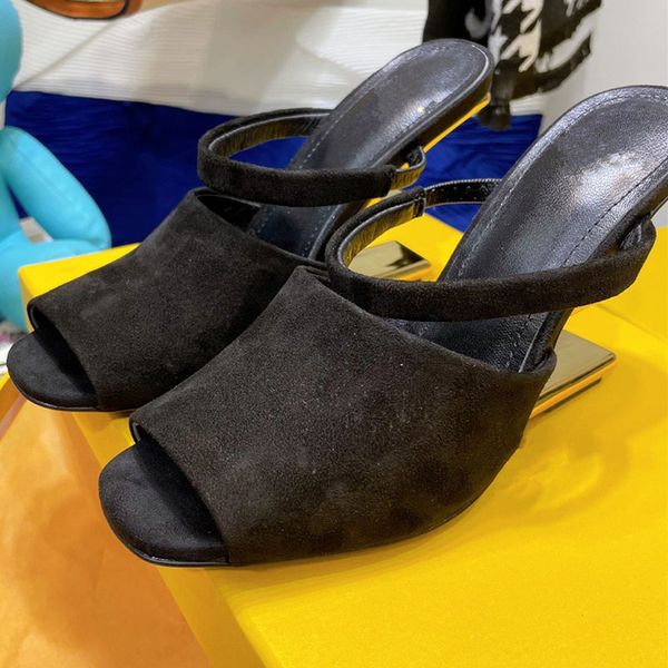 new arrival womens high heeled slide sandal summer autumn fashion peep toe leather mule slippers, Black
new arrival womens high heeled slide sandal summer autumn fashion peep toe leather mule slippers, Black