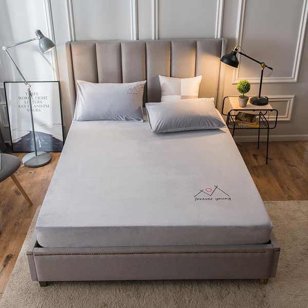 sheets & sets winter flannel bed linen elastic fitted sheet double queen king mattress pad nordic bedspread adjustable 150/180x200
sheets & sets winter flannel bed linen elastic fitted sheet double queen king mattress pad nordic bedspread adjustable 150/180x200