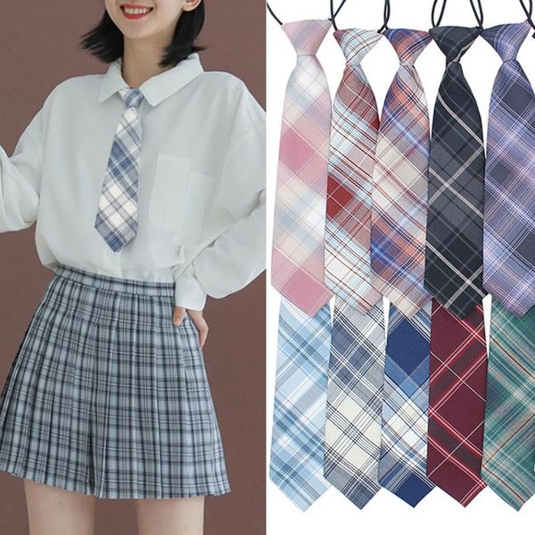 neck ties women plaid jk japanese style tie for uniform cute necktie suits gravatas sweet simple lazy person student, Blue;purple
neck ties women plaid jk japanese style tie for uniform cute necktie suits gravatas sweet simple lazy person student, Blue;purple