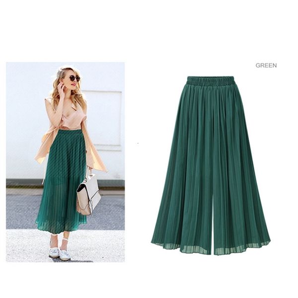 women's pants & capris 042331 chiffon wide leg high waist cropped pant for women casual pleated summer vintage boho female green t, Black;white
women's pants & capris 042331 chiffon wide leg high waist cropped pant for women casual pleated summer vintage boho female green t, Black;white