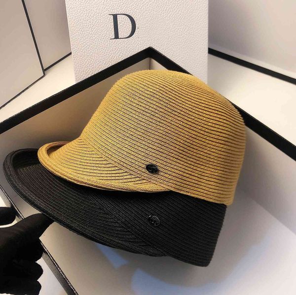 summer hat women's new simple braided cap outdoor street sun protection curled straw hat tide, Black;white
summer hat women's new simple braided cap outdoor street sun protection curled straw hat tide, Black;white