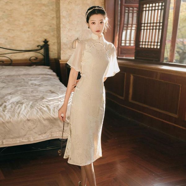 ethnic clothing chinese cheongsam vintage slim qipao embroidery elegant dress national style young girl improved lace daily party wedding, Red
ethnic clothing chinese cheongsam vintage slim qipao embroidery elegant dress national style young girl improved lace daily party wedding, Red