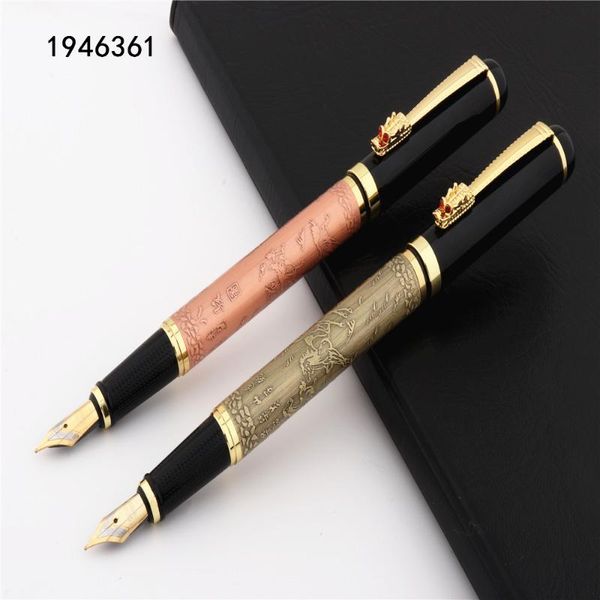 fountain pens luxury quality 861 brass metal eight horses stationery office supplies school pen ink art
fountain pens luxury quality 861 brass metal eight horses stationery office supplies school pen ink art