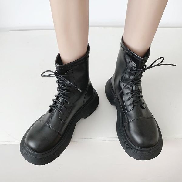 boots 2021 wild spring and autumn british style rear zipper single thin short, Black
boots 2021 wild spring and autumn british style rear zipper single thin short, Black