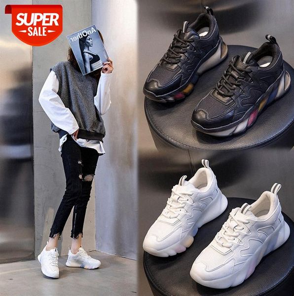 rainbow bottom daddy shoes women's thick leather flat casual running sneakers trend #6l6a
rainbow bottom daddy shoes women's thick leather flat casual running sneakers trend #6l6a