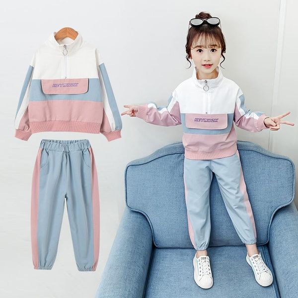 fashion big girls windproof sports semi-high collar letter zipper clothing set teen spring winter tracksuit kids sportswear sets, White
fashion big girls windproof sports semi-high collar letter zipper clothing set teen spring winter tracksuit kids sportswear sets, White
