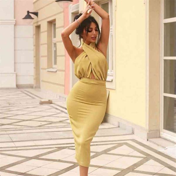 summer backless halter hollow out dress women sleeveless yellow fashion celebrity evening runway party 210507, Black;gray
summer backless halter hollow out dress women sleeveless yellow fashion celebrity evening runway party 210507, Black;gray