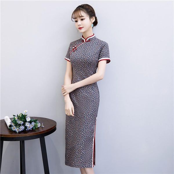 ethnic clothing long cotton women qipao blue print flower chinese style cheongsam oversize 3xl spring vestidos mandarin collar dress, Red
ethnic clothing long cotton women qipao blue print flower chinese style cheongsam oversize 3xl spring vestidos mandarin collar dress, Red