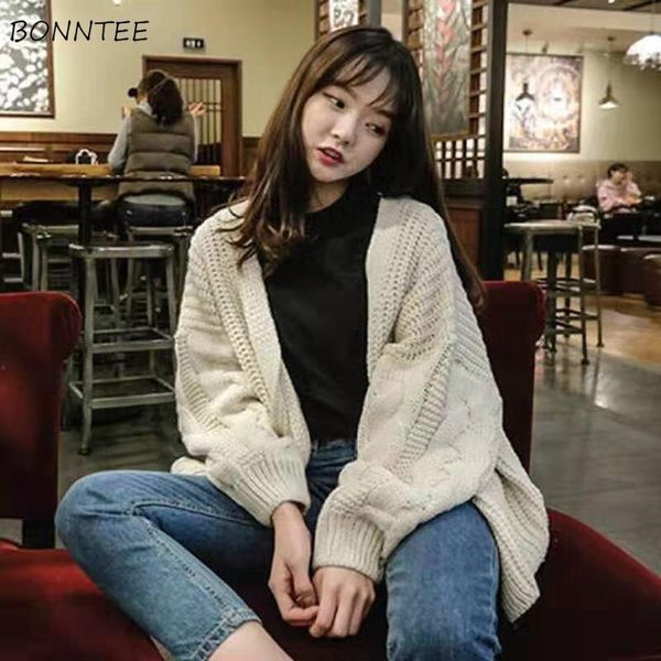 women's knits & tees sweaters women loose lazy casual chic solid v-neck fashion simple knitted wear feminino cardigan daily autumn all-, White
women's knits & tees sweaters women loose lazy casual chic solid v-neck fashion simple knitted wear feminino cardigan daily autumn all-, White