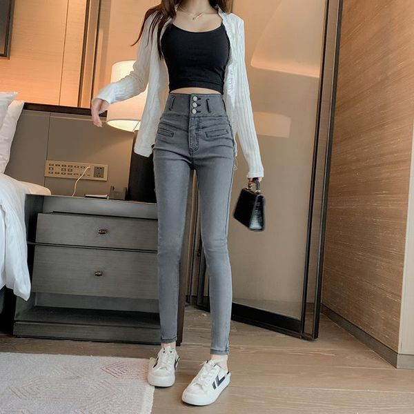 women's jeans 2021 autumn winter plus velvet thick denim pants korean luxury stretch high waist trousers women skinny pencil, Blue
women's jeans 2021 autumn winter plus velvet thick denim pants korean luxury stretch high waist trousers women skinny pencil, Blue