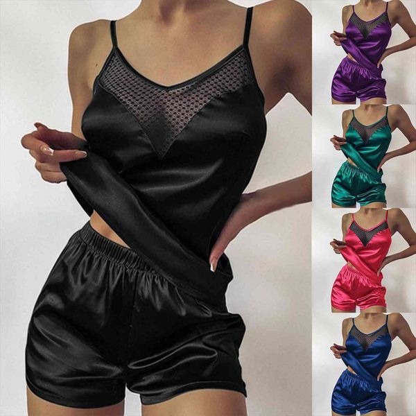 satin pyjamas lace women sleepwear pijama nightie home clothes and shorts womens pajamas silk solid color pajama sets, Black;red
satin pyjamas lace women sleepwear pijama nightie home clothes and shorts womens pajamas silk solid color pajama sets, Black;red