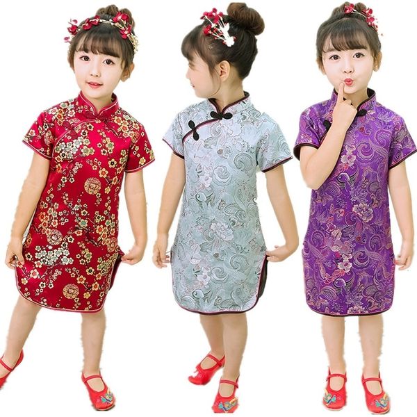 girl's brocade baby girl silky dress flower children chi-pao spring festival cheongsam costume clothes kids wedding dresses party qipao, Red;yellow
girl's brocade baby girl silky dress flower children chi-pao spring festival cheongsam costume clothes kids wedding dresses party qipao, Red;yellow
