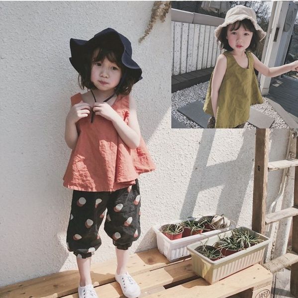 2022 new summer girls clothing sets japan & south korea sleeveles a-line vest + pants 2pcs kids clothes suit children clothing, White
2022 new summer girls clothing sets japan & south korea sleeveles a-line vest + pants 2pcs kids clothes suit children clothing, White