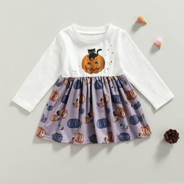 girl's dresses 0-4y kids princess dress toddler girls halloween pumpkin print o-neck long sleeve a-line for children, Red;yellow
girl's dresses 0-4y kids princess dress toddler girls halloween pumpkin print o-neck long sleeve a-line for children, Red;yellow