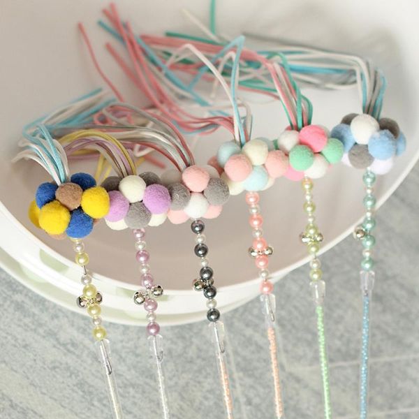 cat teaser wand beaded kitten stick interactive toy colorful pet tassel with pompom and bell supplies toys
cat teaser wand beaded kitten stick interactive toy colorful pet tassel with pompom and bell supplies toys