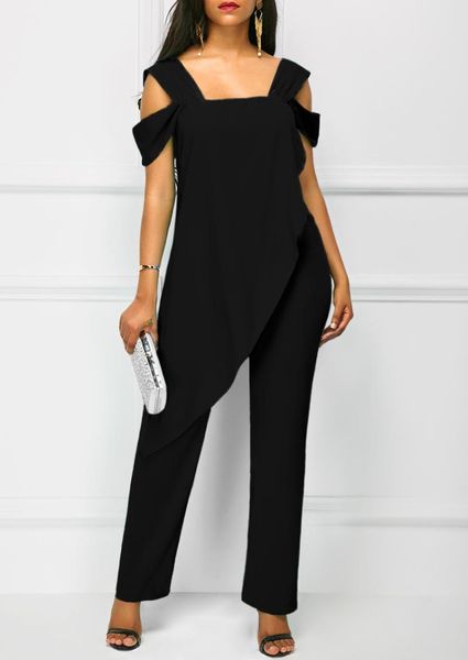 women's jumpsuits & rompers 2021 summer women casual strap open back overlay jumpsuit fashion cold shoulder straight leg plus size, Black;white
women's jumpsuits & rompers 2021 summer women casual strap open back overlay jumpsuit fashion cold shoulder straight leg plus size, Black;white