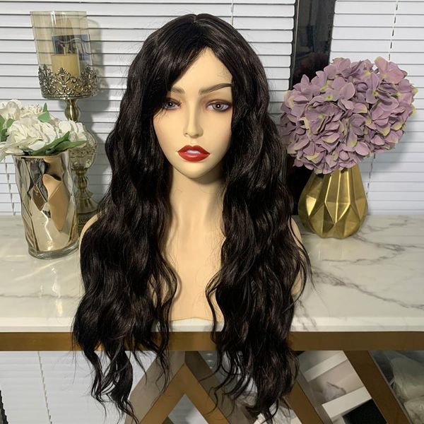 synthetic wigs long water wavy 22 inches natural black full machine made wig with bangs heat resistant fiber daily use for women
synthetic wigs long water wavy 22 inches natural black full machine made wig with bangs heat resistant fiber daily use for women