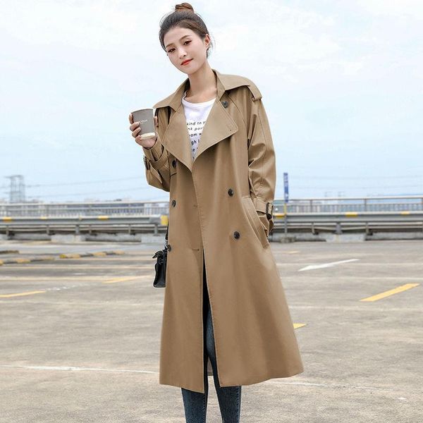 women's trench coats ly varey lin spring autumn women fashion slim turn-down collar double breasted long lady solid color jacket with b, Tan;black
women's trench coats ly varey lin spring autumn women fashion slim turn-down collar double breasted long lady solid color jacket with b, Tan;black