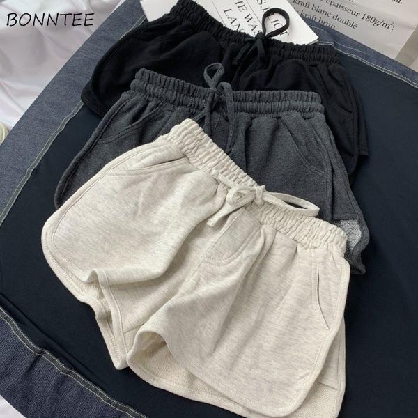 women shorts solid casual cotton loose workout wear all-match soft summer womens elastic waist stretch korean trendy women's, White;black
women shorts solid casual cotton loose workout wear all-match soft summer womens elastic waist stretch korean trendy women's, White;black