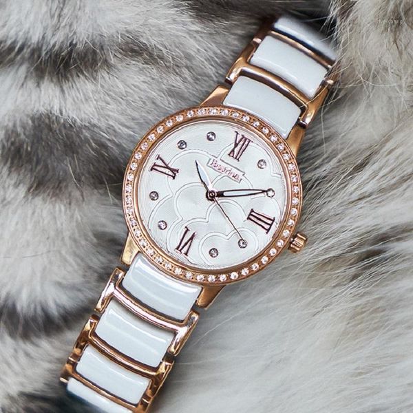 wristwatches watches women don fashion ceramic diamond watch 3atm waterproof quartz wrist relogio feminino 6103, Slivery;brown
wristwatches watches women don fashion ceramic diamond watch 3atm waterproof quartz wrist relogio feminino 6103, Slivery;brown