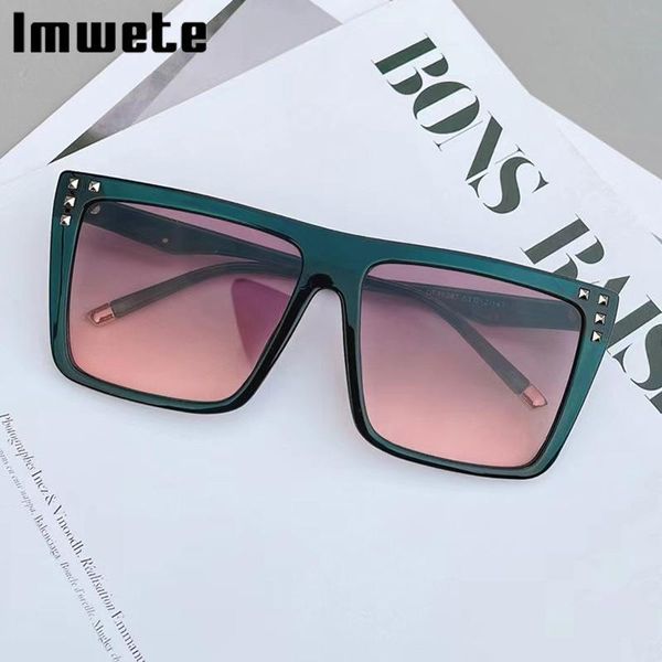 imwete trends oversized square sunglasses women designer gradient sun glasses men shades uv400 vintage eyewear, White;black
imwete trends oversized square sunglasses women designer gradient sun glasses men shades uv400 vintage eyewear, White;black