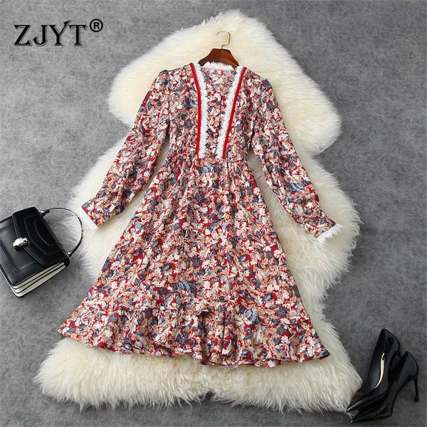 spring fashion runway designers v neck print vintage dress festa lace patchwork celebrity party robe femme vestidos 210601, Black;gray
spring fashion runway designers v neck print vintage dress festa lace patchwork celebrity party robe femme vestidos 210601, Black;gray
