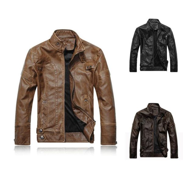 men's jackets autumn mens jacket winter men faux pu leather casual embroidery biker coat zipper fleece, Black;brown
men's jackets autumn mens jacket winter men faux pu leather casual embroidery biker coat zipper fleece, Black;brown