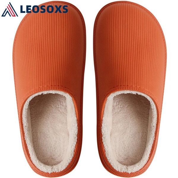 slippers leosoxs keep warm winter women men home floor slipper soft plush anti slip lovers indoor shoes ladies s183, Black
slippers leosoxs keep warm winter women men home floor slipper soft plush anti slip lovers indoor shoes ladies s183, Black