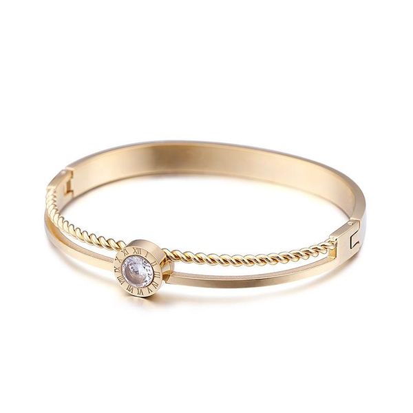 fashion double frosted bangle female rose gold silver bracelet christmas gifts for women vb869, Black
fashion double frosted bangle female rose gold silver bracelet christmas gifts for women vb869, Black