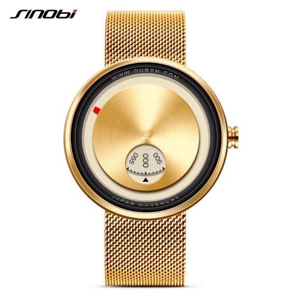 wristwatches sinobi golden geek watches mens creative fashion wrist rotate plate dial with milan strap relogio man's japan movt watch, Slivery;brown
wristwatches sinobi golden geek watches mens creative fashion wrist rotate plate dial with milan strap relogio man's japan movt watch, Slivery;brown
