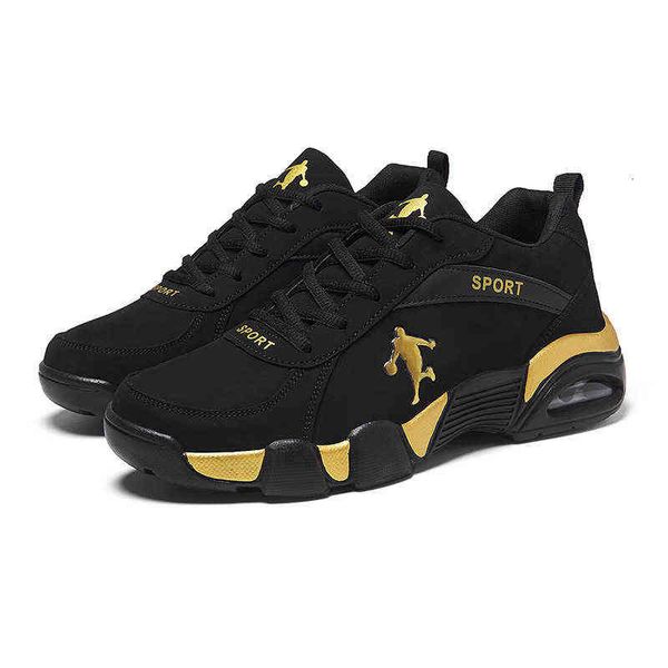 men's single sports shoes 2021 autumn and winter korean student casual air cushion bottom running travel men's, Black
men's single sports shoes 2021 autumn and winter korean student casual air cushion bottom running travel men's, Black