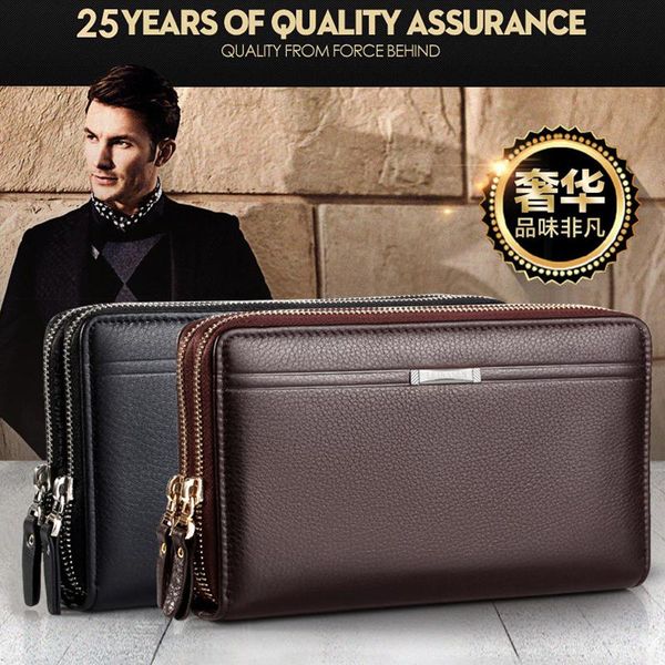 wallets men's handbags fashion pu leather long wallet double zipper business casual men bags, Red;black
wallets men's handbags fashion pu leather long wallet double zipper business casual men bags, Red;black