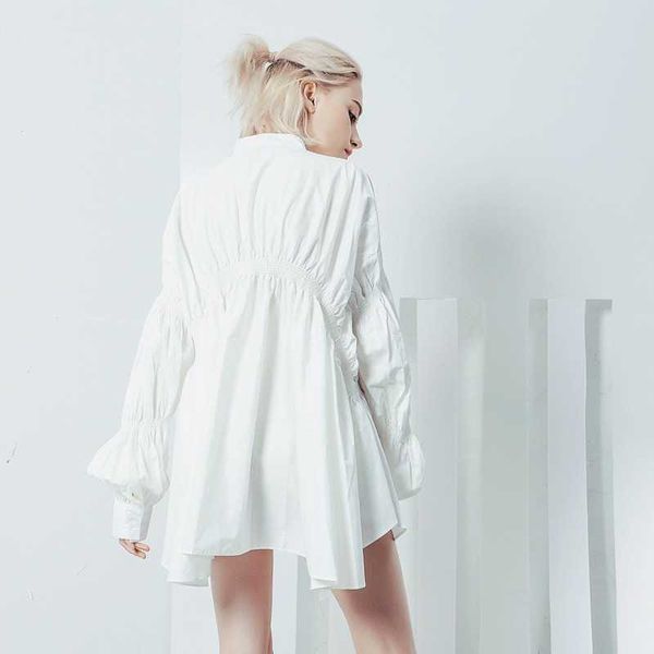 irregular stand collar solid shirring femme robe elegant lantern sleeve spring vestidos casual loose simple dresses 210525, Black;gray
irregular stand collar solid shirring femme robe elegant lantern sleeve spring vestidos casual loose simple dresses 210525, Black;gray